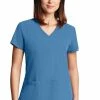 Grey's Anatomy Clearance Women's V-Neck Solid Scrub Top -Scrubs for Women shop 1 bc 2115 clearance 650
