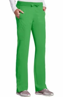 Barco One Clearance Women's Knit Waistband Cargo Track Scrub Pant