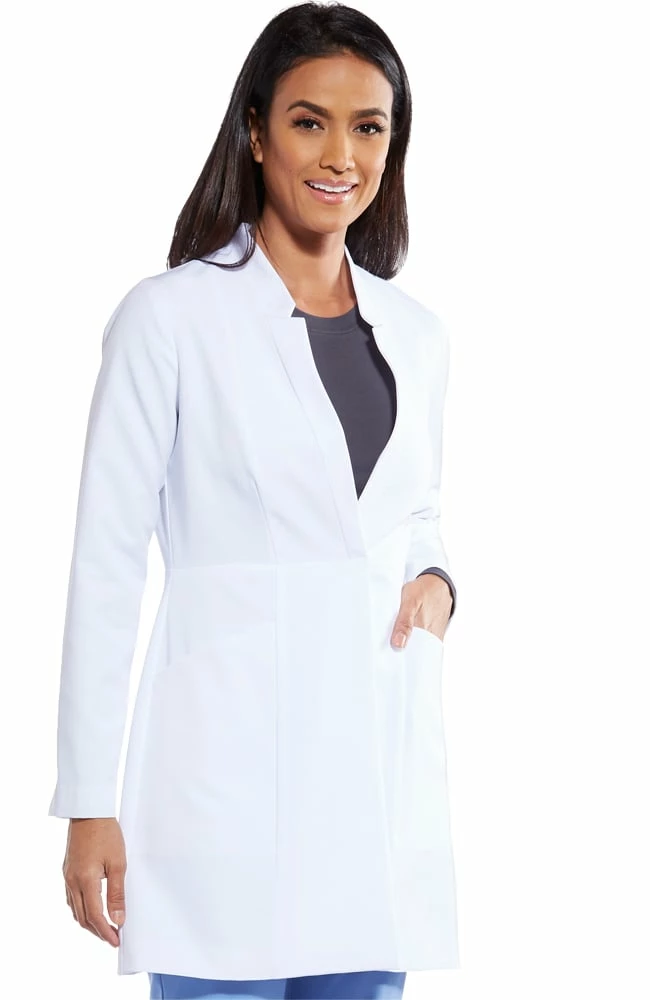 Grey's Anatomy Women's Snap Front Lab Coat 3 Grey's Anatomy Women's Snap Front Lab Coat