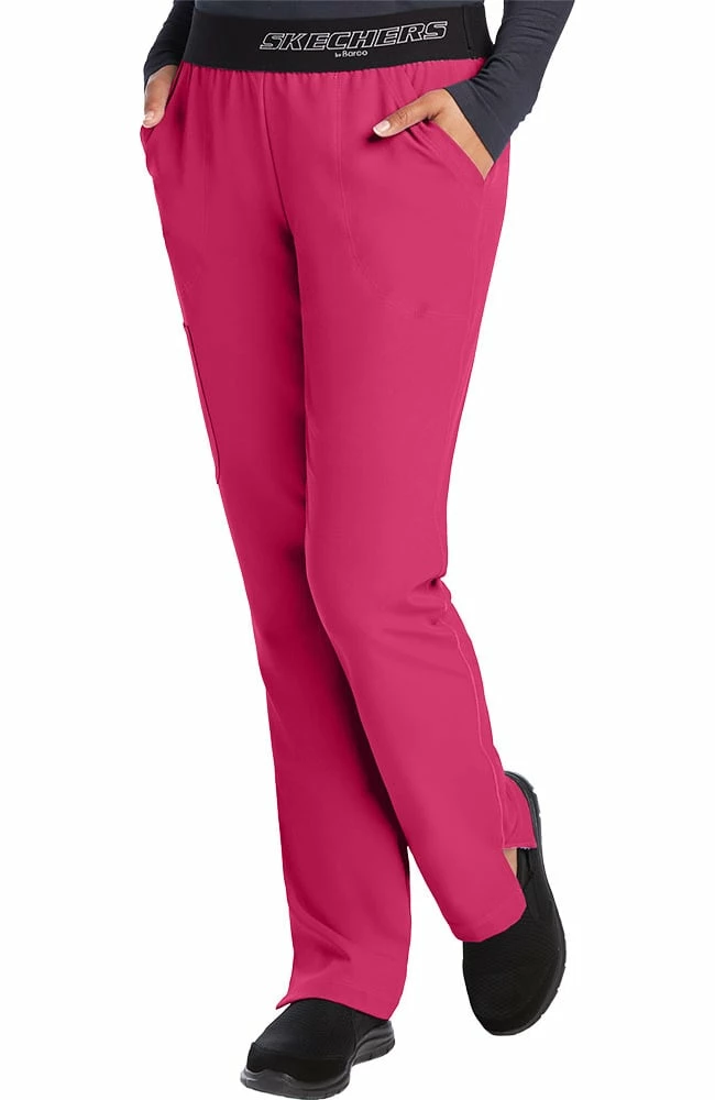 Skechers Clearance Women's Breeze Logo Elastic Waistband Scrub Pant 3 Skechers Clearance Women's Breeze Logo Elastic Waistband Scrub Pant