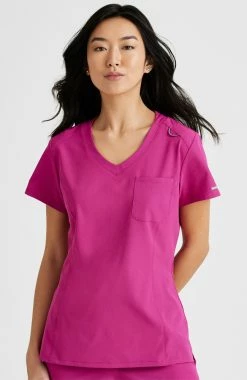 Skechers Women's V-Neck Tuck-In Scrub Top