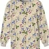 Cherokee Clearance Women's Crew Neck Floral Print Jacket -Scrubs for Women shop 1 ck 4350 printclearancecrk 650