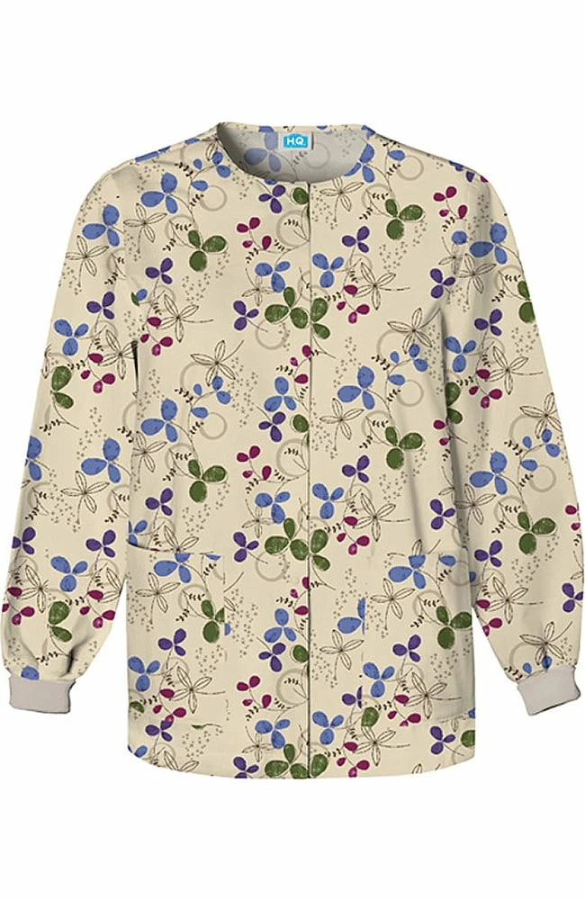 Cherokee Clearance Women's Crew Neck Floral Print Jacket 3 Cherokee Clearance Women's Crew Neck Floral Print Jacket
