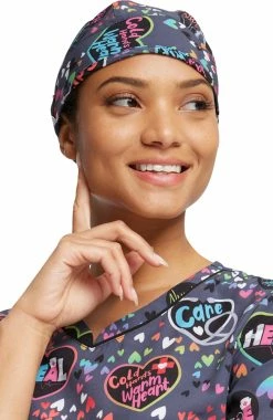 Cherokee Women's Work Of Heart Print Scrub Hat
