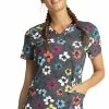 Cherokee Clearance Women's Glow Floral It Print Scrub Top -Scrubs for Women shop 1 ck ck634 printclearancelfi 650