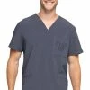 Cherokee Clearance Men's V-Neck Solid Scrub Top