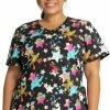 Cherokee Clearance Women's Stars Of Sesame Print Scrub Top 2 Cherokee Clearance Women's Stars Of Sesame Print Scrub Top -Scrubs for Women shop 1 ck tf659 printclearanceswo 650