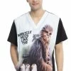 Cherokee Clearance Men's Chewie Print Scrub Top 1 Cherokee Clearance Men's Chewie Print Scrub Top -Scrubs for Women shop 1 ck tf708 printclearances8c 650