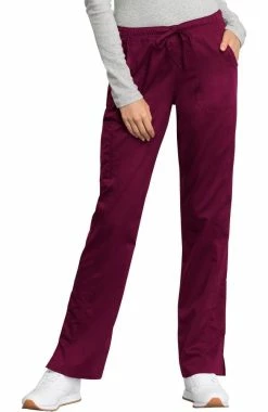 Cherokee Workwear Women's Drawstring Cargo Scrub Pant