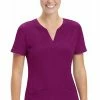 Healing Hands Clearance Women's Alexa Solid Scrub Top -Scrubs for Women shop 1 hh 2400 clearance 650