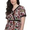 Koi Clearance Women's Luna Holiday Unicorno Print Scrub Top -Scrubs for Women shop 1 ko 1003tk printclearanceuhl 650