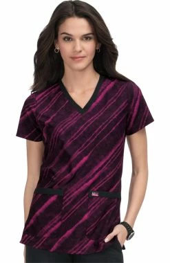 Koi Clearance Women's Align In Motion Print Scrub Top