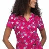 Koi Clearance Women's Bell Sweet Candy Print Scrub Top -Scrubs for Women shop 1 ko b120pr printclearancecnl 650