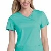 Urbane Clearance Women's Sophie Crossover Solid Scrub Top 1 Urbane Clearance Women's Sophie Crossover Solid Scrub Top -Scrubs for Women shop 1 ln 9577 clearance 650