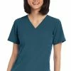 Maevn Uniforms Women's Contoured Solid Scrub Top 1 Maevn Uniforms Women's Contoured Solid Scrub Top -Scrubs for Women shop 1 mv 4511 650