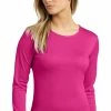 White Cross Women's Long Sleeve Mesh Solid T-Shirt -Scrubs for Women shop 1 wc 206 650