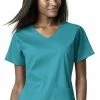 WonderWink Women's Mock Wrap Solid Scrub Top -Scrubs for Women shop 1 wk 6519 650