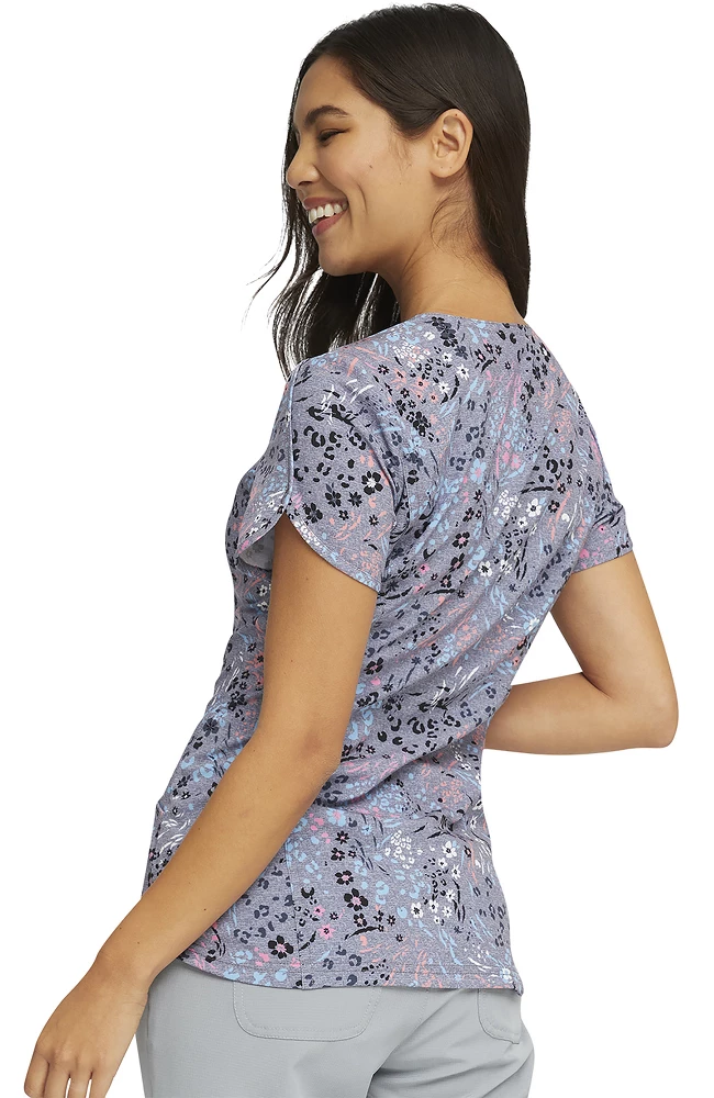 Heartsoul Clearance Women's Sweet Safari Print Scrub Top 4 Heartsoul Clearance Women's Sweet Safari Print Scrub Top - Image 2