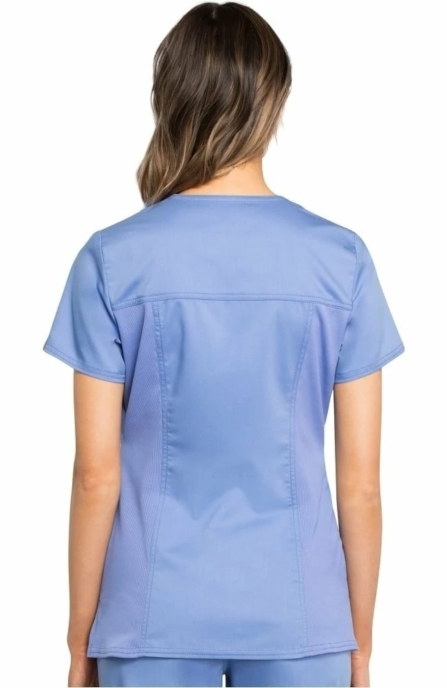Cherokee Workwear Women's V-Neck Solid Scrub Top 4 Cherokee Workwear Women's V-Neck Solid Scrub Top - Image 2