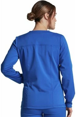 Dickies Women's Snap Front Solid Scrub Jacket -Scrubs for Women shop 2 di dk380 650
