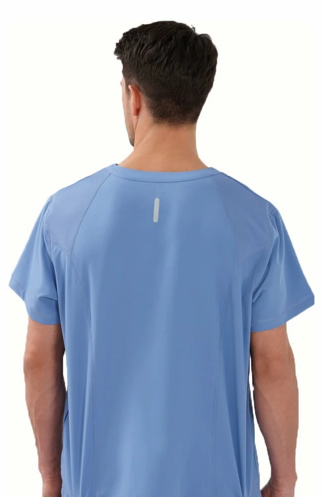 Jockey Scrubs Clearance Jockey Men's Mesh V-Neck Solid Scrub Top 4 Jockey Scrubs Clearance Jockey Men's Mesh V-Neck Solid Scrub Top - Image 2