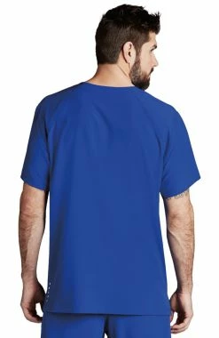 Barco One Clearance Men's V-Neck Zip Pocket Solid Scrub Top -Scrubs for Women shop 3 bc 0115 clearance 650