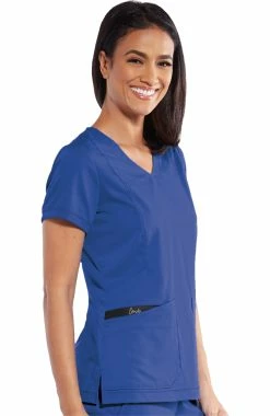 Grey's Anatomy Anatomy Women's Kira Solid Scrub Top -Scrubs for Women shop 3 bc grt049 650