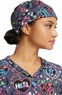 Cherokee Women's Work Of Heart Print Scrub Hat -Scrubs for Women shop 3 ck ck513 print 650