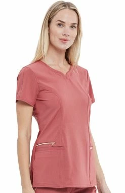 Cherokee Clearance Women's Y-Neck Solid Scrub Top 10 Cherokee Clearance Women's Y-Neck Solid Scrub Top -Scrubs for Women shop 3 ck ck695 clearance 650