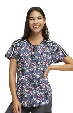 Heartsoul Women's Ditsy Garden Print Scrub Top -Scrubs for Women shop 3 ck hs831 print 650