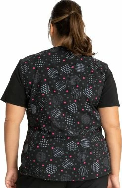 Cherokee Clearance Women's Minnie Spotlight Print Scrub Top -Scrubs for Women shop 3 ck tf771 printclearance 650