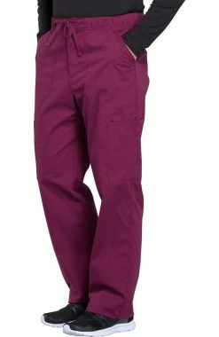 Cherokee Workwear Clearance Men's Zip Fly Drawstring Scrub Pant -Scrubs for Women shop 3 ck ww190 clearance 650