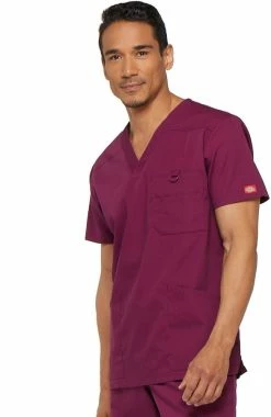 Dickies Clearance Men's V-Neck Solid Scrub Top -Scrubs for Women shop 3 di 81906 clearance 650