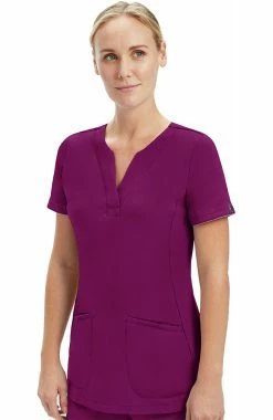 Healing Hands Clearance Women's Alexa Solid Scrub Top -Scrubs for Women shop 3 hh 2400 clearance 650