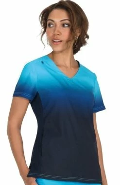 Koi Women's Reform V-Neck Ombre Scrub Top -Scrubs for Women shop 3 ko 370pr 650