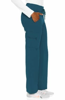 Med Couture Women's Transformer Knit Waistband Drawstring Scrub Pant -Scrubs for Women shop 3 pe 8747 650