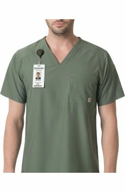 Carhartt Clearance Men's Slim Fit V-Neck Back Vent Top -Scrubs for Women shop 3 wk c15106 clearance 650
