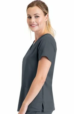 Barco Uniforms Women's Unison Solid Scrub Top 9 Barco Uniforms Women's Unison Solid Scrub Top -Scrubs for Women shop 4 bc be001 650
