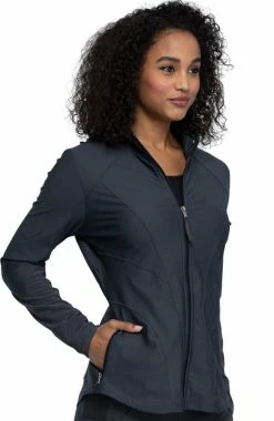 Cherokee Women's Zip Front Scrub Jacket -Scrubs for Women shop 4 ck ck390 650