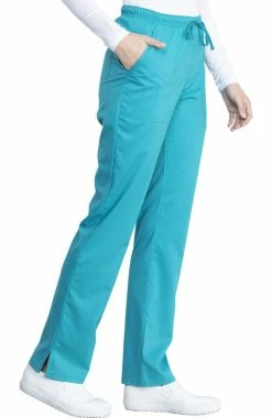 Cherokee Workwear Women's Mid Rise Scrub Pant -Scrubs for Women shop 4 ck ww041ab 650