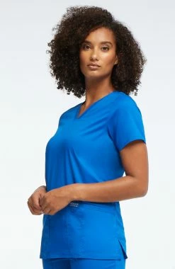 Cherokee Workwear Clearance Women's V-Neck Solid Scrub Top -Scrubs for Women shop 4 ck ww620 clearance 650