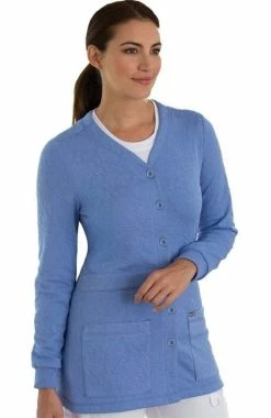 Koi Women's Claire Button Front Solid Cardigan Scrub Jacket 9 Koi Women's Claire Button Front Solid Cardigan Scrub Jacket -Scrubs for Women shop 4 ko 440 650