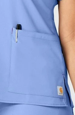 Carhartt Clearance Women's V-Neck Media Top -Scrubs for Women shop 4 wk c12110 clearance 650