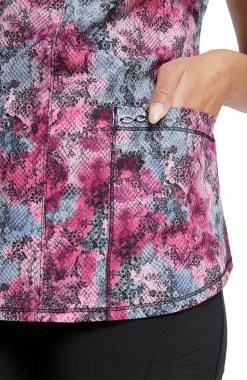 Cherokee Women's Hiss Or Miss Print Scrub Top -Scrubs for Women shop 5 ck ck880 print 650