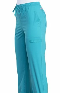 Cherokee Workwear Women's Mid Rise Scrub Pant -Scrubs for Women shop 5 ck ww041ab 650