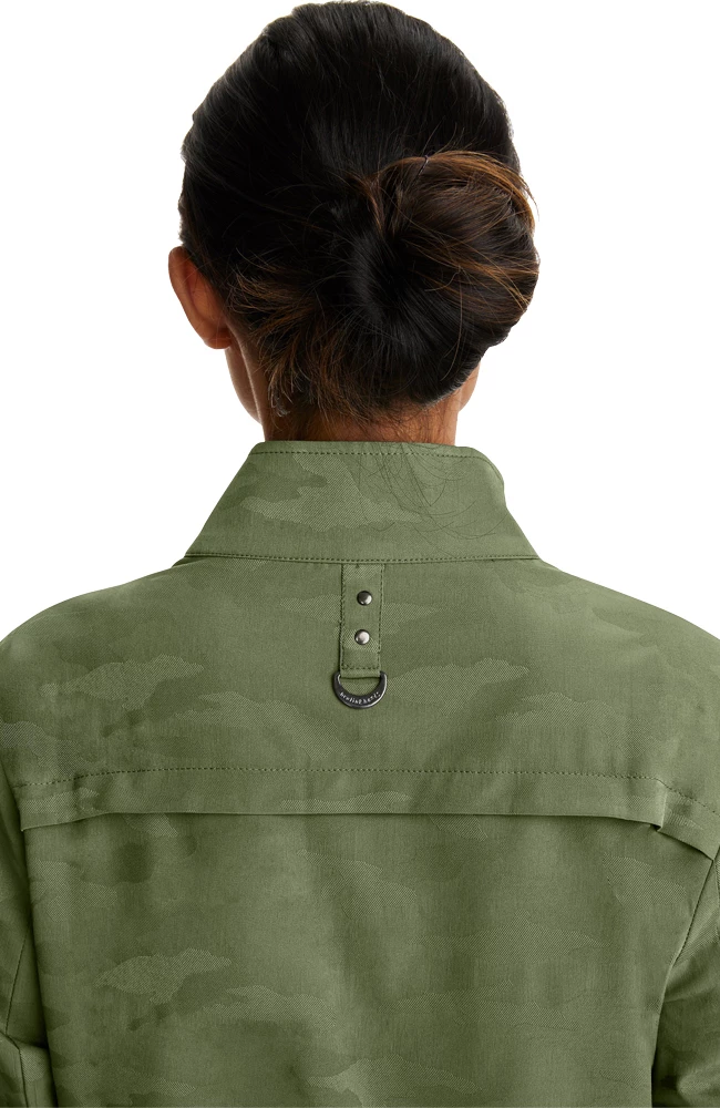 Healing Hands Women's Zip Front Destini Camo Scrub Jacket 7 Healing Hands Women's Zip Front Destini Camo Scrub Jacket - Image 5