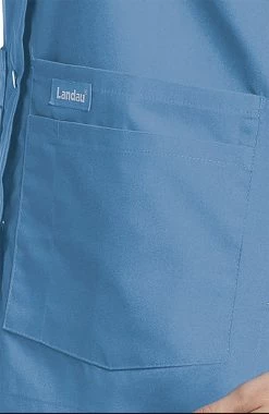Landau Women's Snap Front 4-Pocket V-Neck Solid Scrub Top -Scrubs for Women shop 5 ln 8232 650