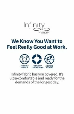 Cherokee Clearance Women's Round Neck Long Sleeve Underscrub -Scrubs for Women shop 7 ck 2626a clearance 650