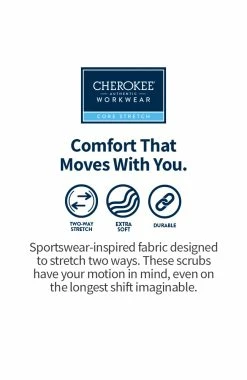 Cherokee Workwear Clearance Men's V-Neck Solid Scrub Top -Scrubs for Women shop 7 ck 4743 clearance 650
