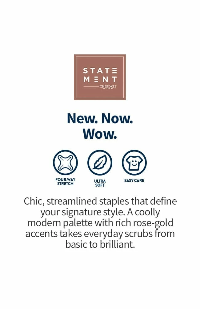 Cherokee Clearance Women's Y-Neck Solid Scrub Top 8 Cherokee Clearance Women's Y-Neck Solid Scrub Top - Image 6